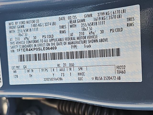 Used 2025 Ford Ranger Lariat w/ FX4 Off-Road Package image 35