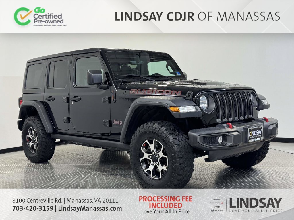 Certified 2020 Jeep Wrangler Unlimited Rubicon w/ Dual Top Group AWD/4WD image 1