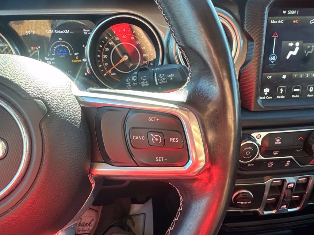 Used 2019 Jeep Wrangler Unlimited Sahara w/ Uconnect 4C Nav & Sound Group AWD/4WD image 22
