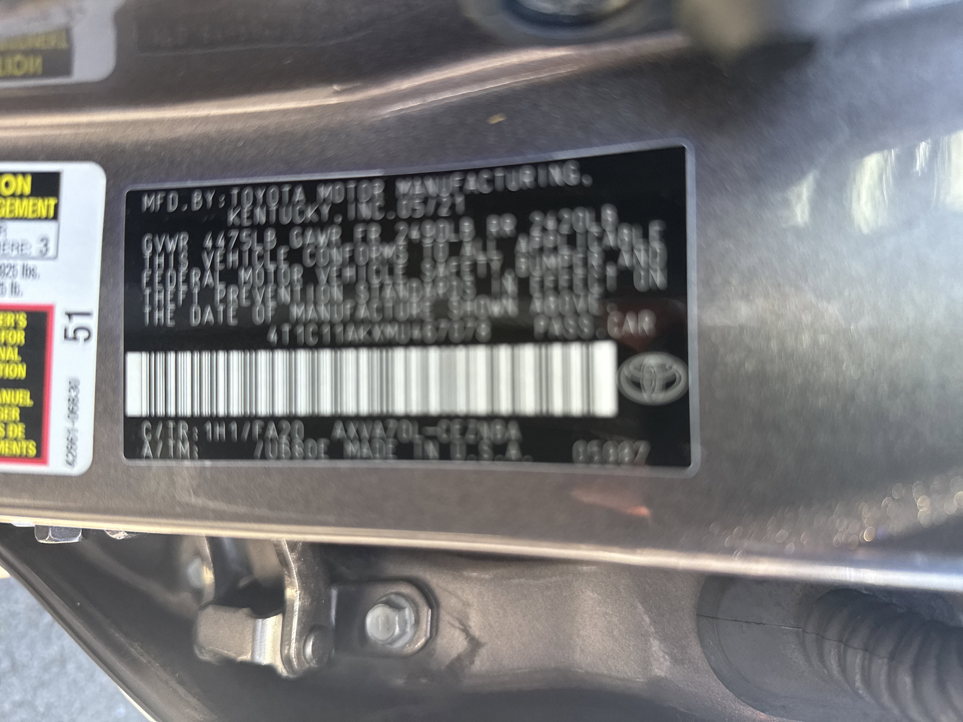 Used 2021 Toyota Camry LE FWD image 18