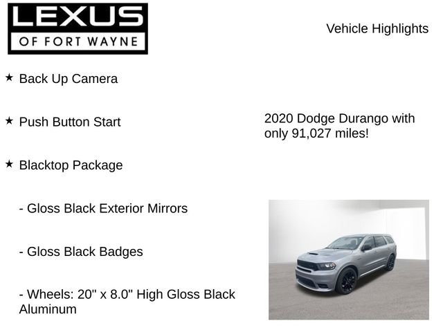 Used 2020 Dodge Durango R/T w/ Blacktop Package image 8
