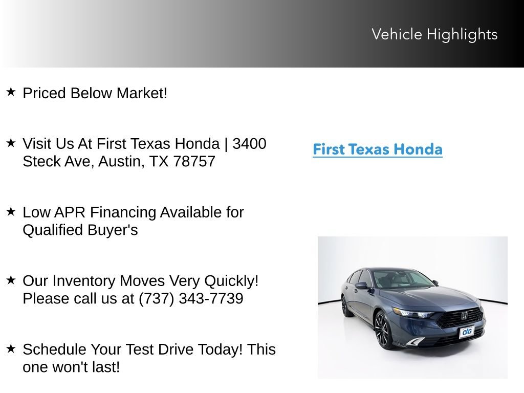 Certified 2025 Honda Accord Touring image 10