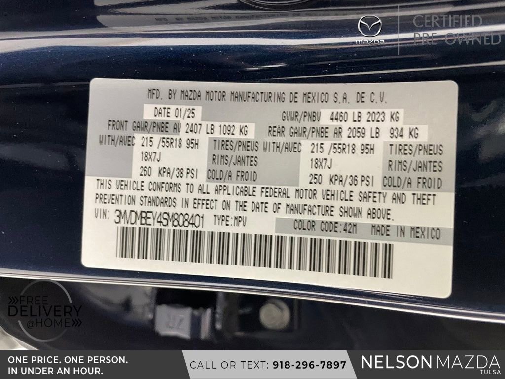 Certified 2025 MAZDA CX-30 2.5 Turbo w/ Premium Plus Pkg image 54