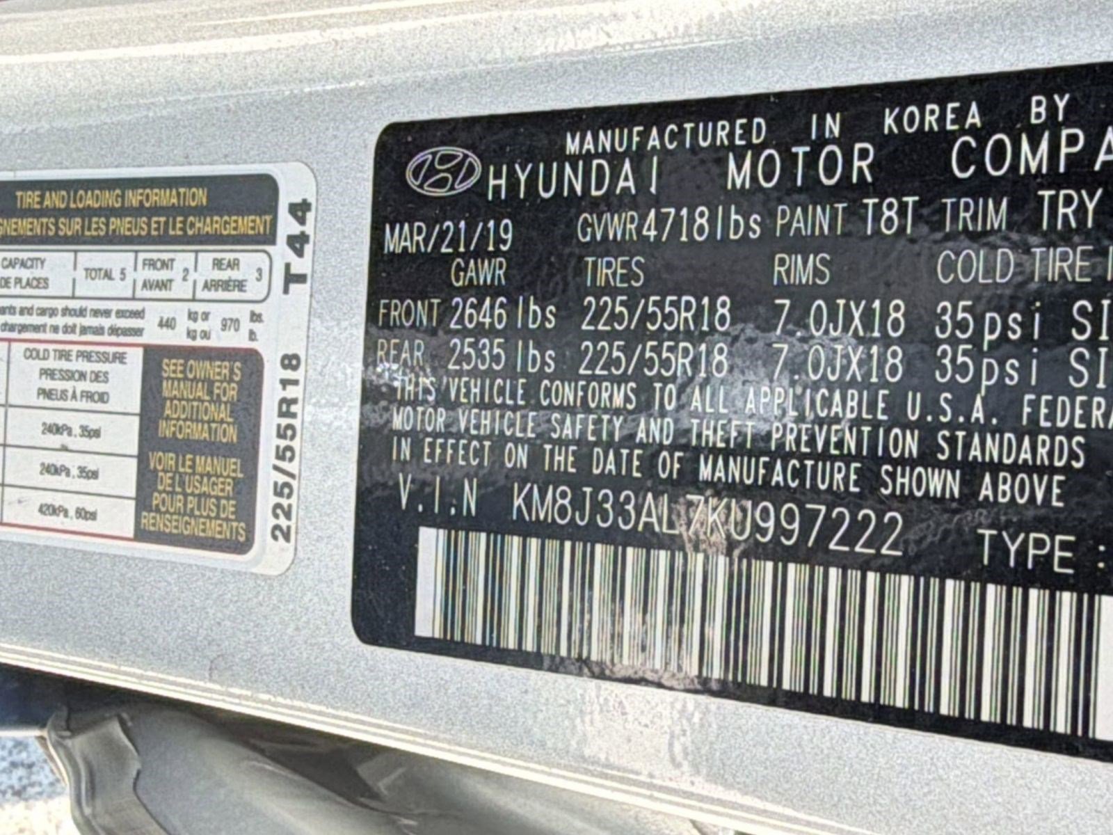 Used 2019 Hyundai Tucson Ultimate image 21