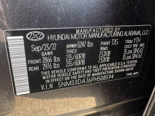 Used 2023 Hyundai Santa Fe SEL w/ Premium Package AWD/4WD image 29