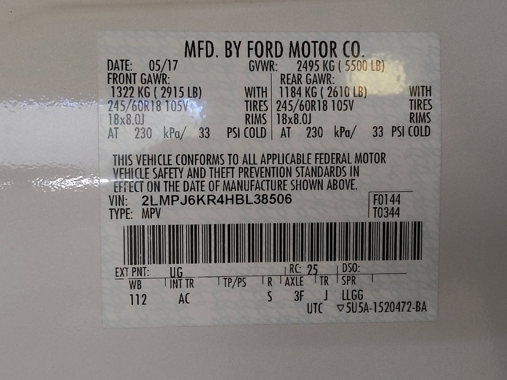 Used 2017 Lincoln MKX Select w/ Select Plus Package image 33