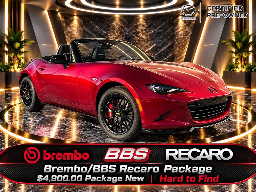 Used 2025 MAZDA MX-5 Miata Club w/ Brembo/BBS Recaro Package