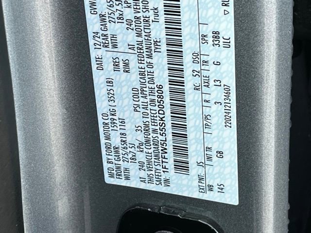 Used 2025 Ford F150 Lariat w/ FX4 Off-Road Package image 36