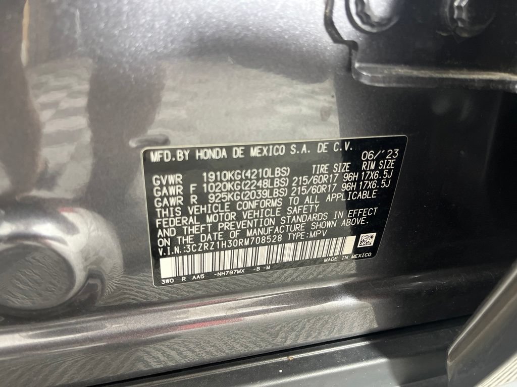 Certified 2024 Honda HR-V LX image 29