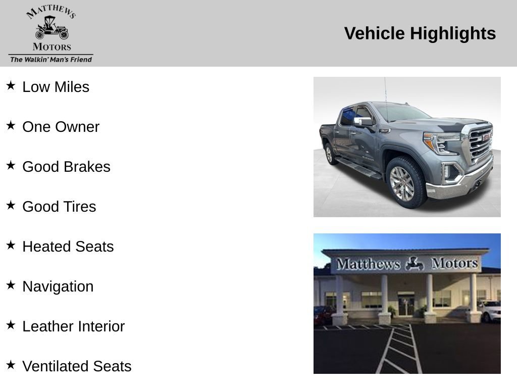 Used 2019 GMC Sierra 1500 SLT w/ SLT Premium Plus Package AWD/4WD image 11