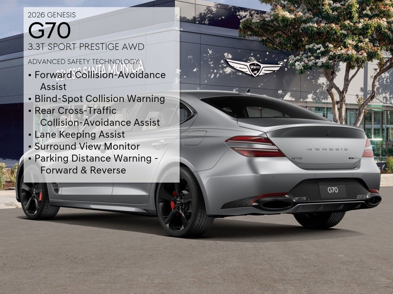 New 2026 Genesis G70 3.3T Sport Prestige image 8