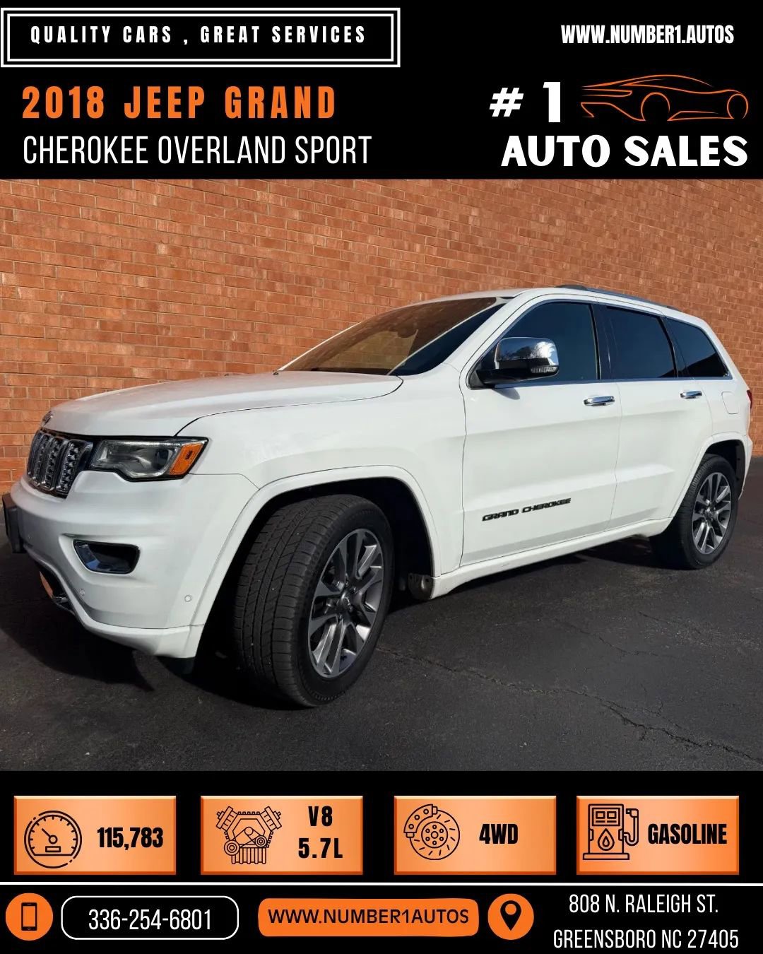 Used 2018 Jeep Grand Cherokee Overland