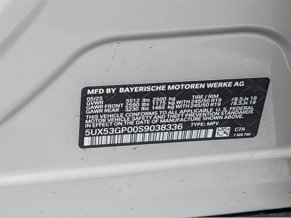 New 2025 BMW X3 xDrive30i w/ Premium Package image 32