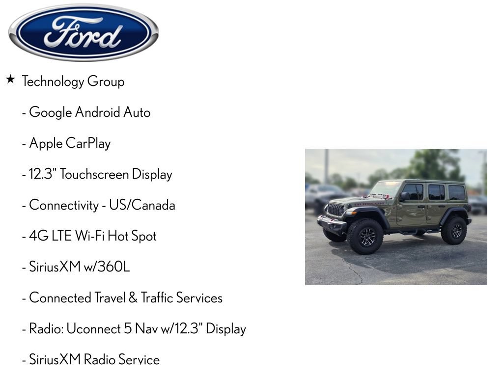 Used 2025 Jeep Wrangler Unlimited Rubicon w/ XTREMEE 35" Tire Package AWD/4WD image 13