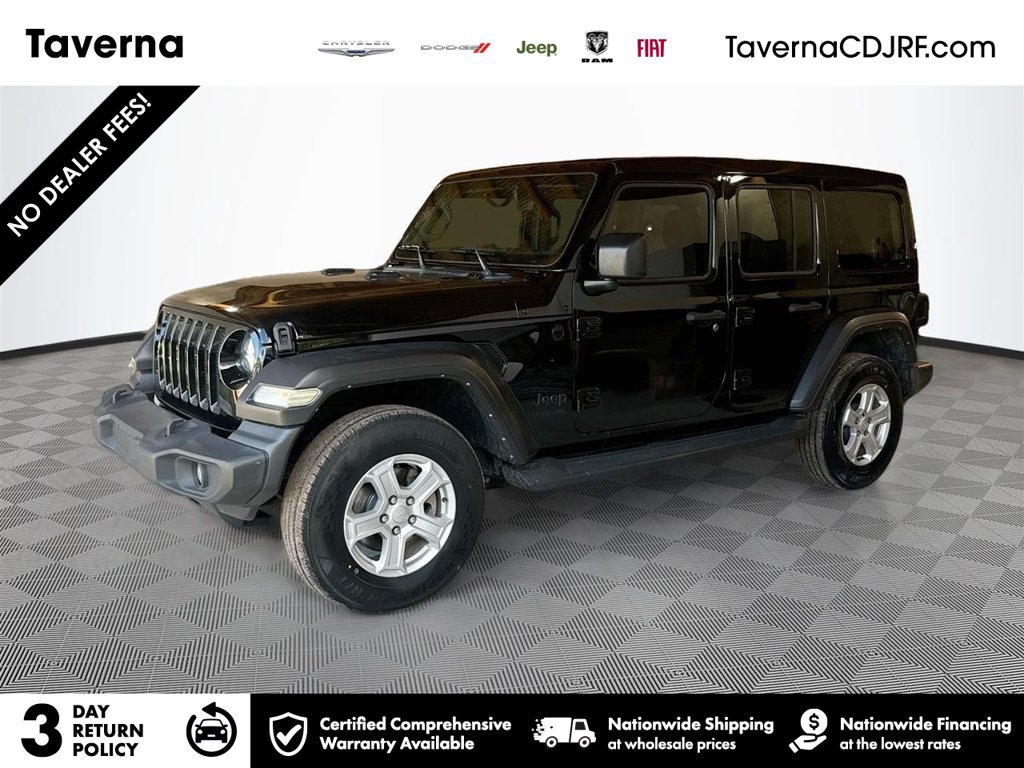 Certified 2022 Jeep Wrangler Unlimited Sport w/ Sun And Sound Package AWD/4WD image 1