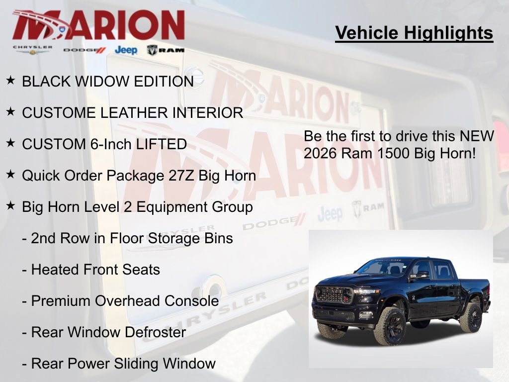 New 2026 RAM 1500 Big Horn AWD/4WD image 5