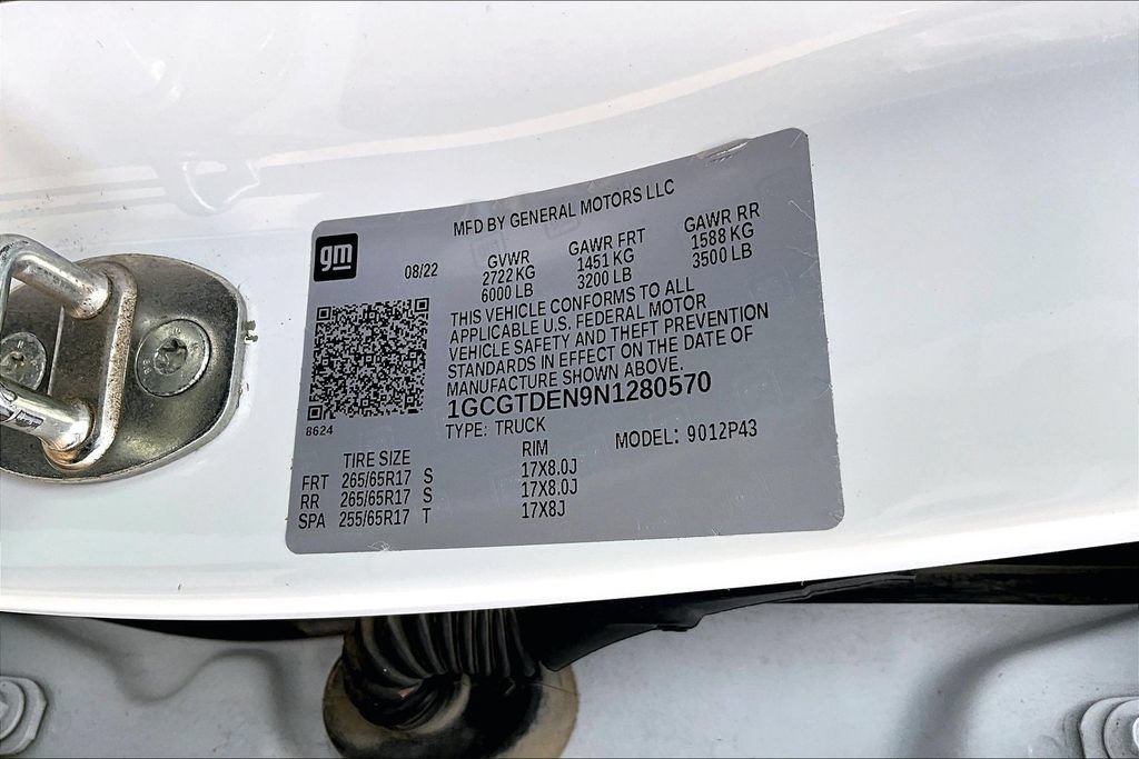 Used 2022 Chevrolet Colorado Z71 AWD/4WD image 38
