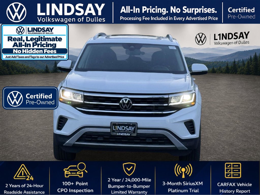 Used 2022 Volkswagen Atlas SEL AWD/4WD image 3