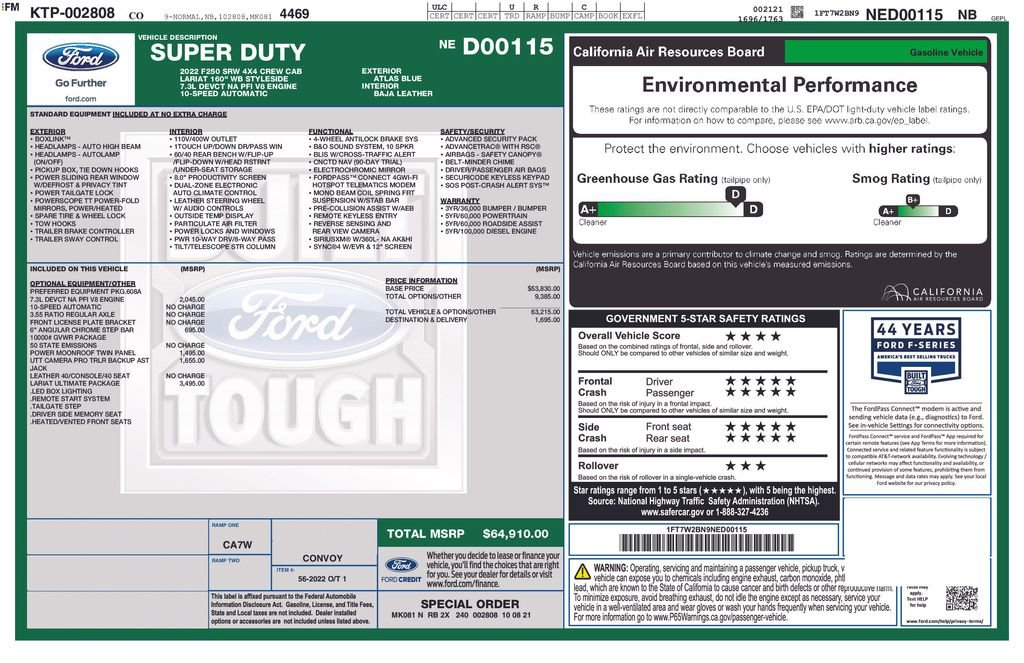 Used 2022 Ford F250 Lariat w/ Lariat Ultimate Package image 11