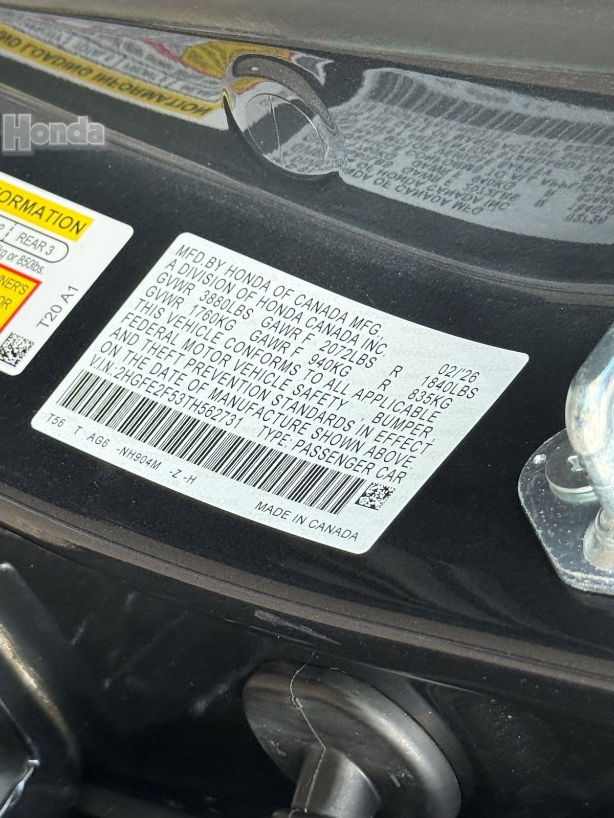 Used 2026 Honda Civic Sport image 34