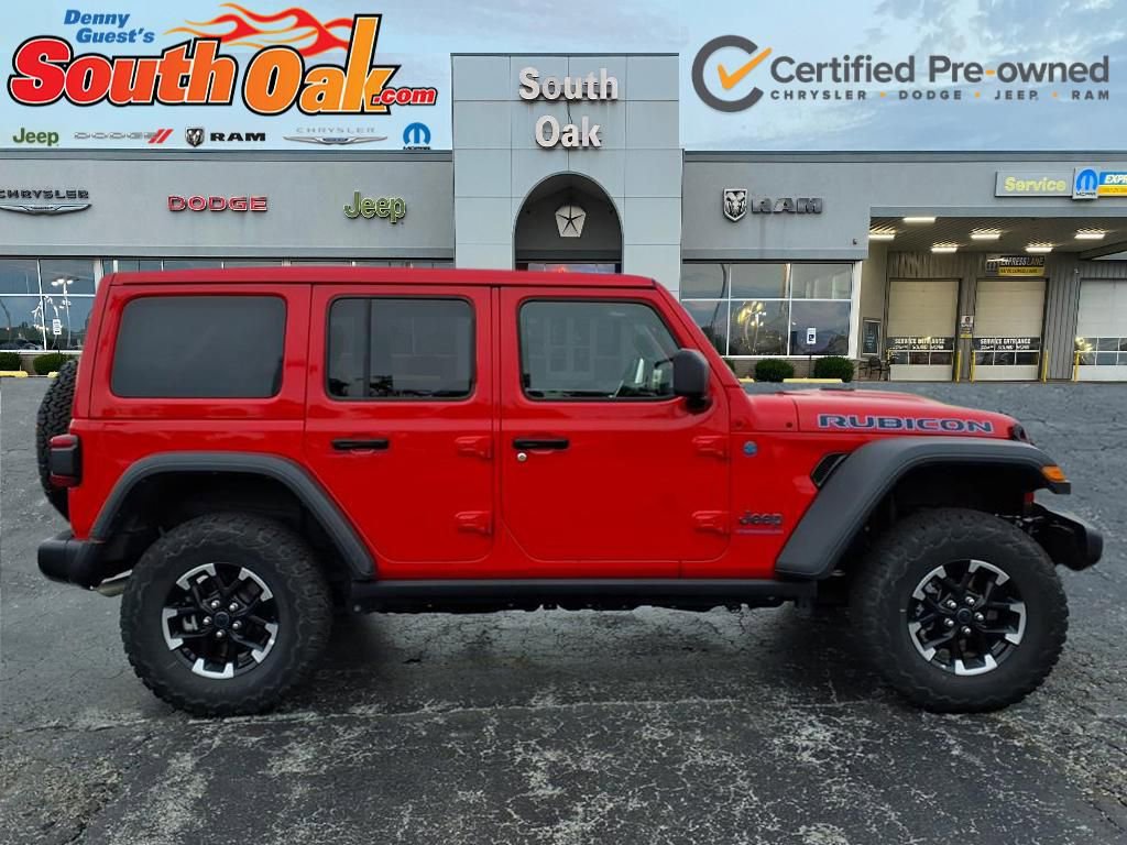 Certified 2025 Jeep Wrangler Unlimited Rubicon 4xe w/ Convenience Group AWD/4WD image 2