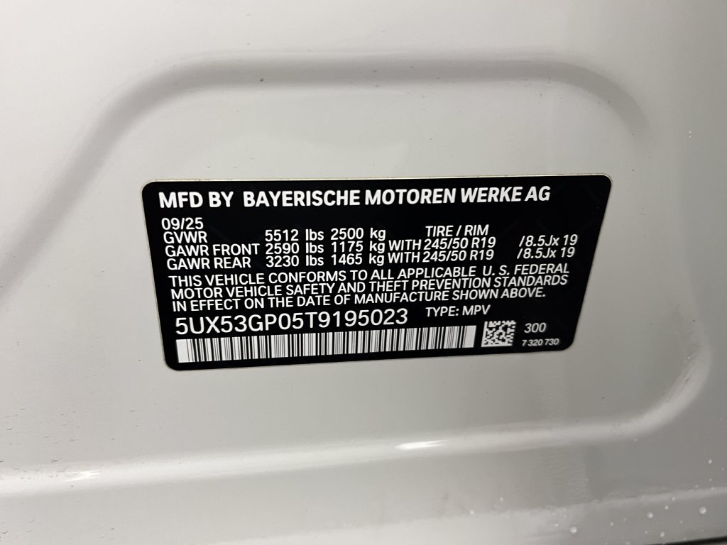 Certified 2026 BMW X3 xDrive30i w/ M Sport Package AWD/4WD image 28