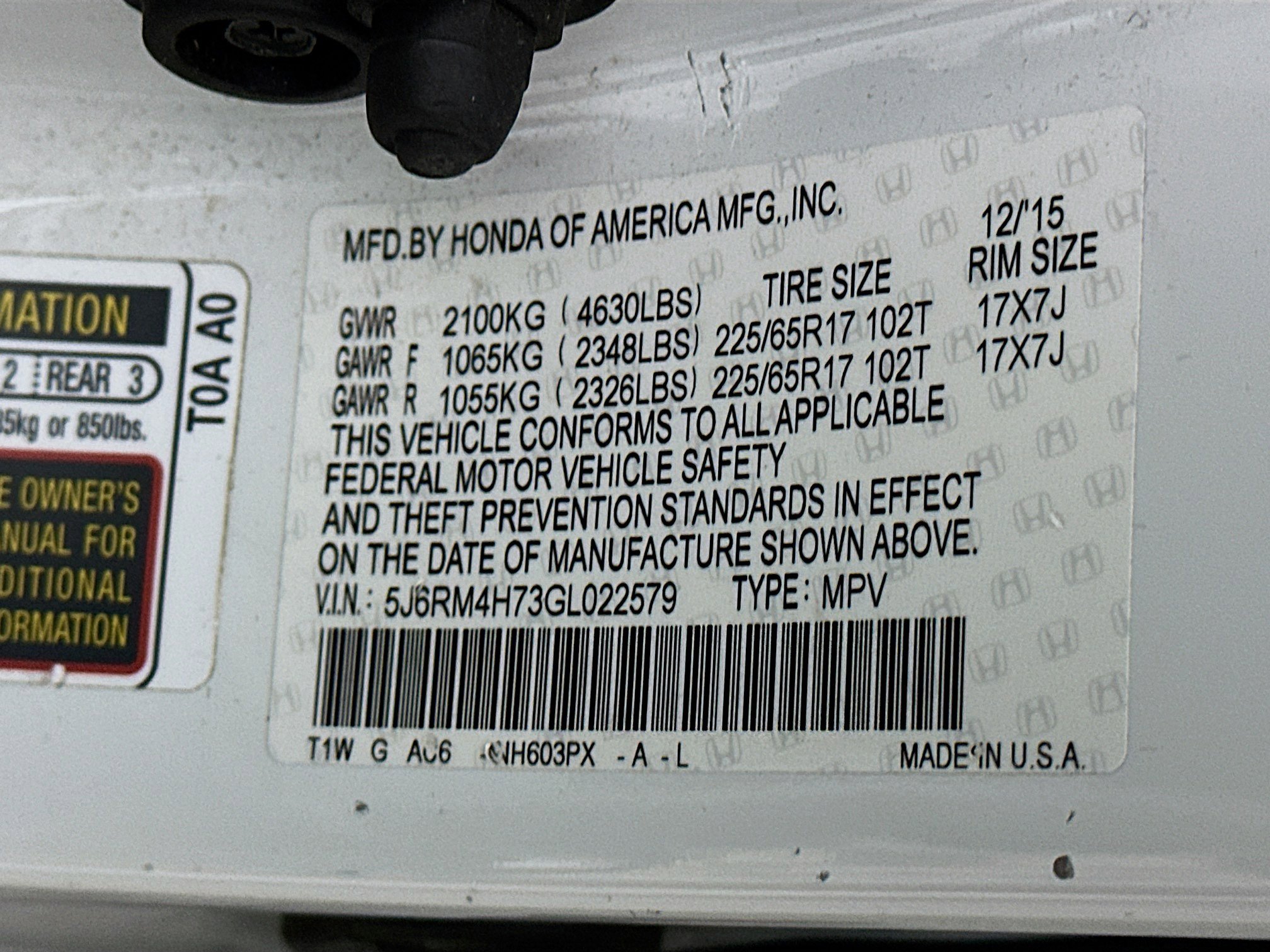 Used 2016 Honda CR-V EX-L image 12