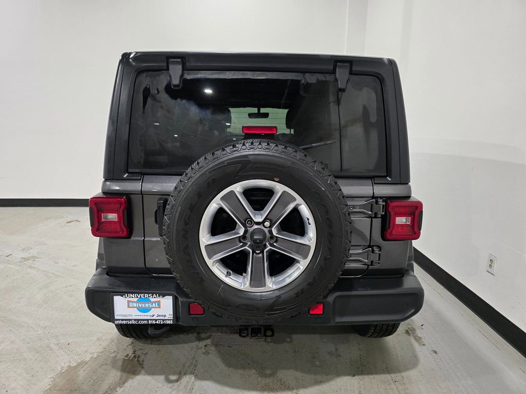 Used 2021 Jeep Wrangler Unlimited Sahara w/ Uconnect 4C Nav & Sound Group image 23