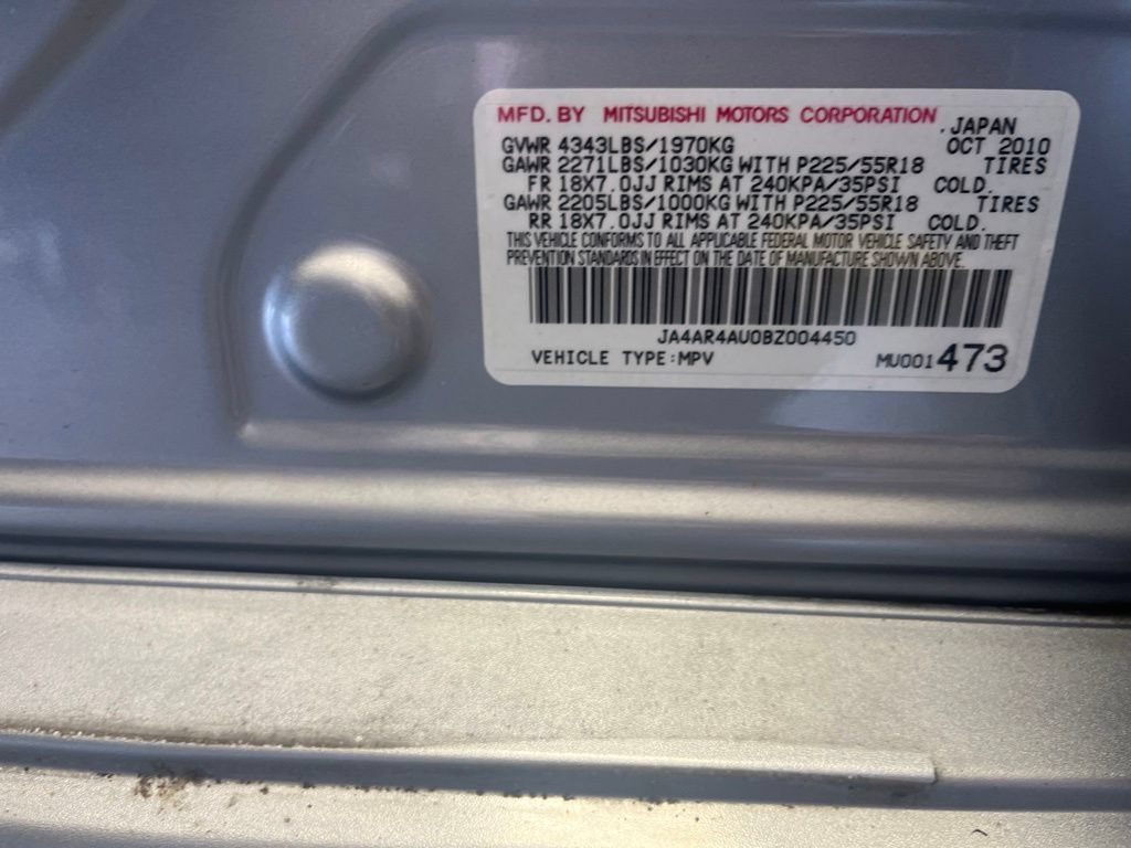 Used 2011 Mitsubishi Outlander Sport SE AWD/4WD image 3