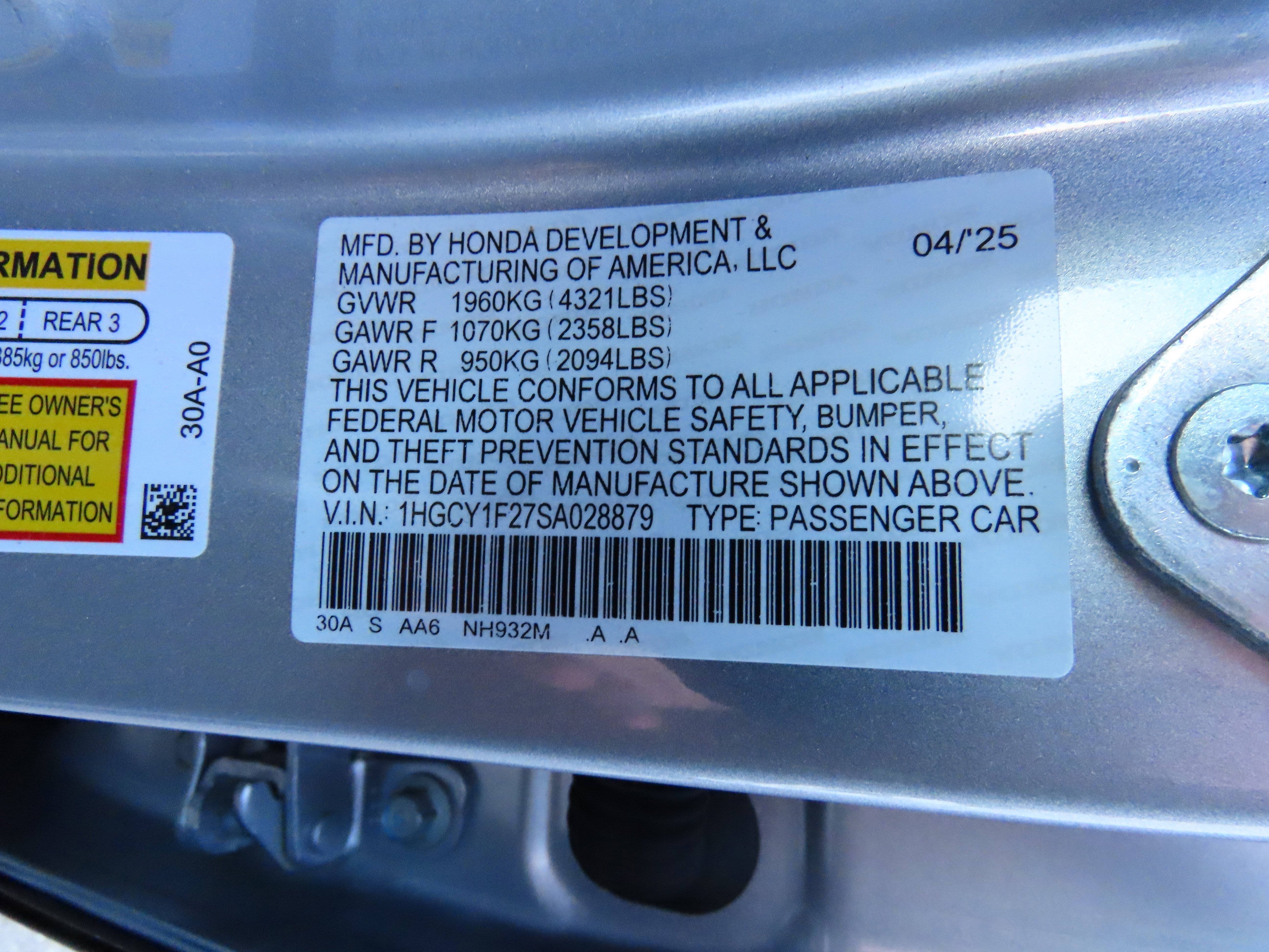 Used 2025 Honda Accord LX image 37