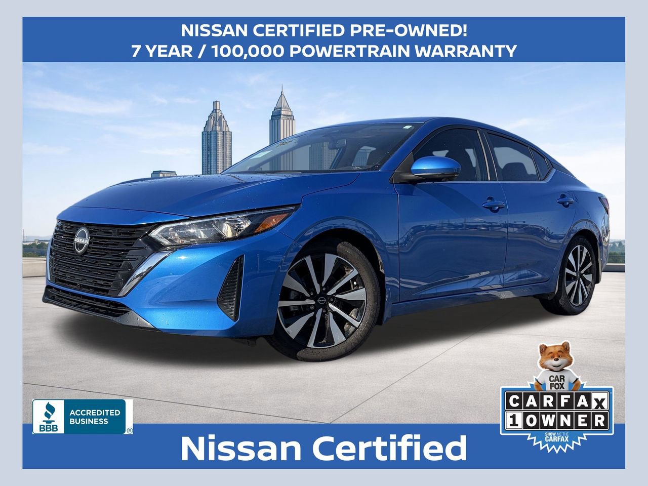 Certified 2025 Nissan Sentra SV w/ SV Premium Package 360° Tour