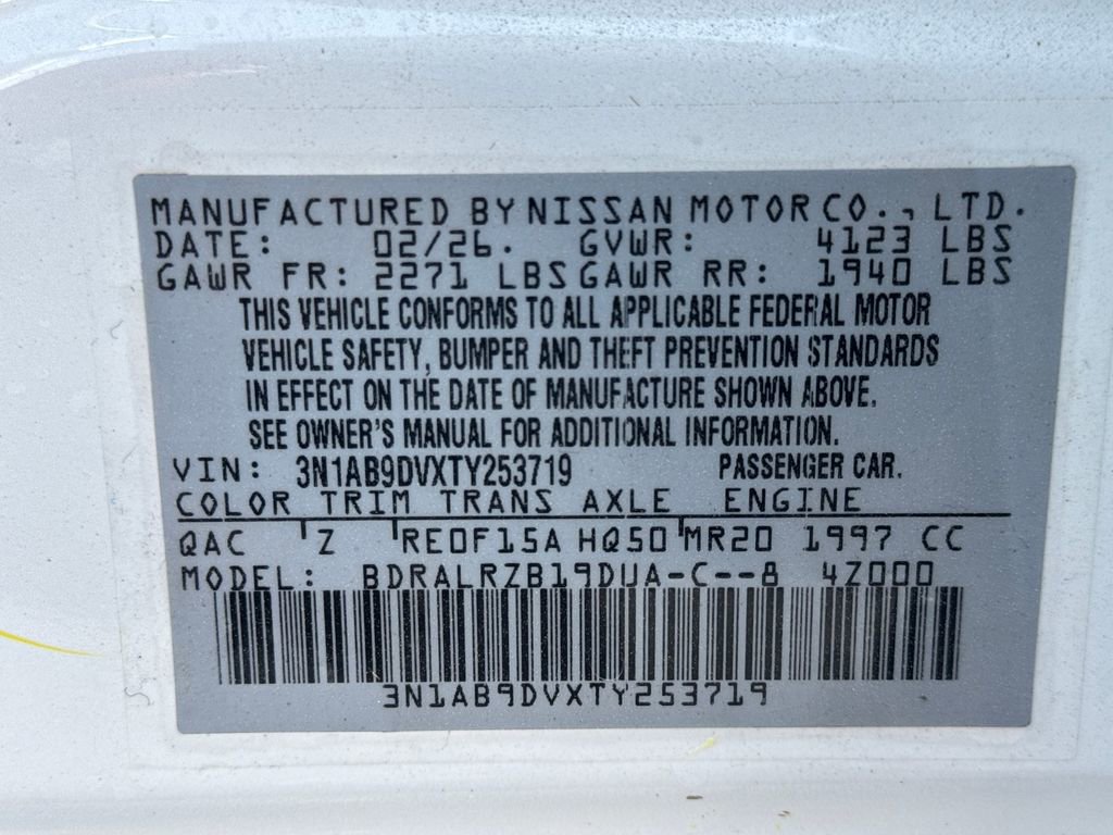 New 2026 Nissan Sentra SR w/ SR Premium Package image 30