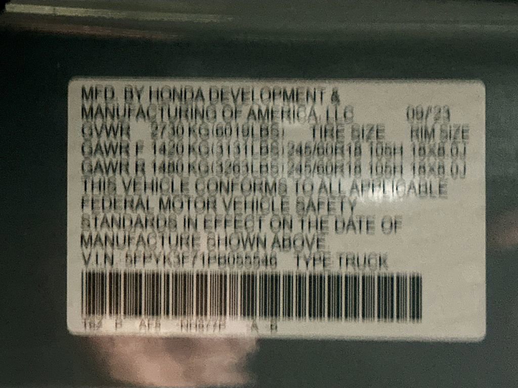 Used 2023 Honda Ridgeline RTL-E image 38