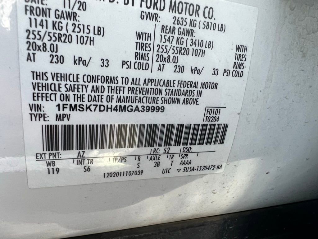 Used 2021 Ford Explorer XLT w/ Equipment Group 202A image 6