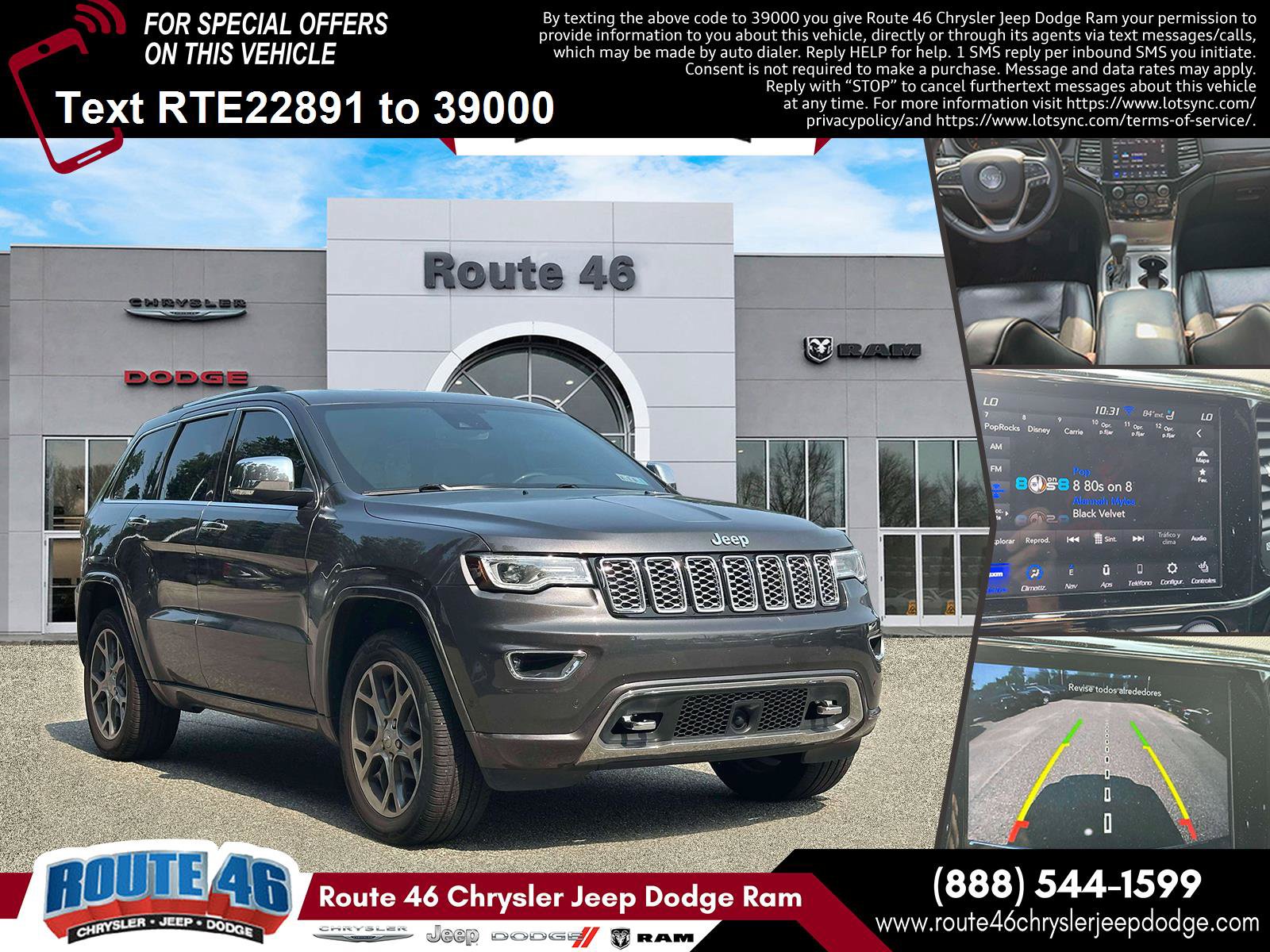 Used 2019 Jeep Grand Cherokee Overland AWD/4WD image 1