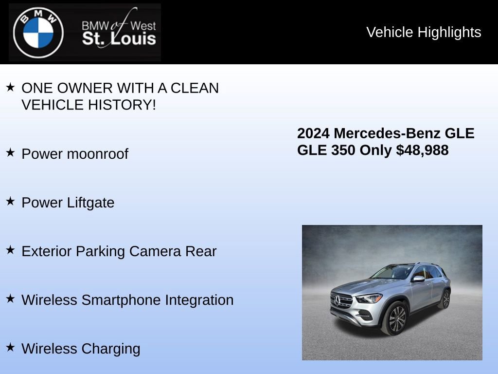 Used 2024 Mercedes-Benz GLE 350 4MATIC image 7