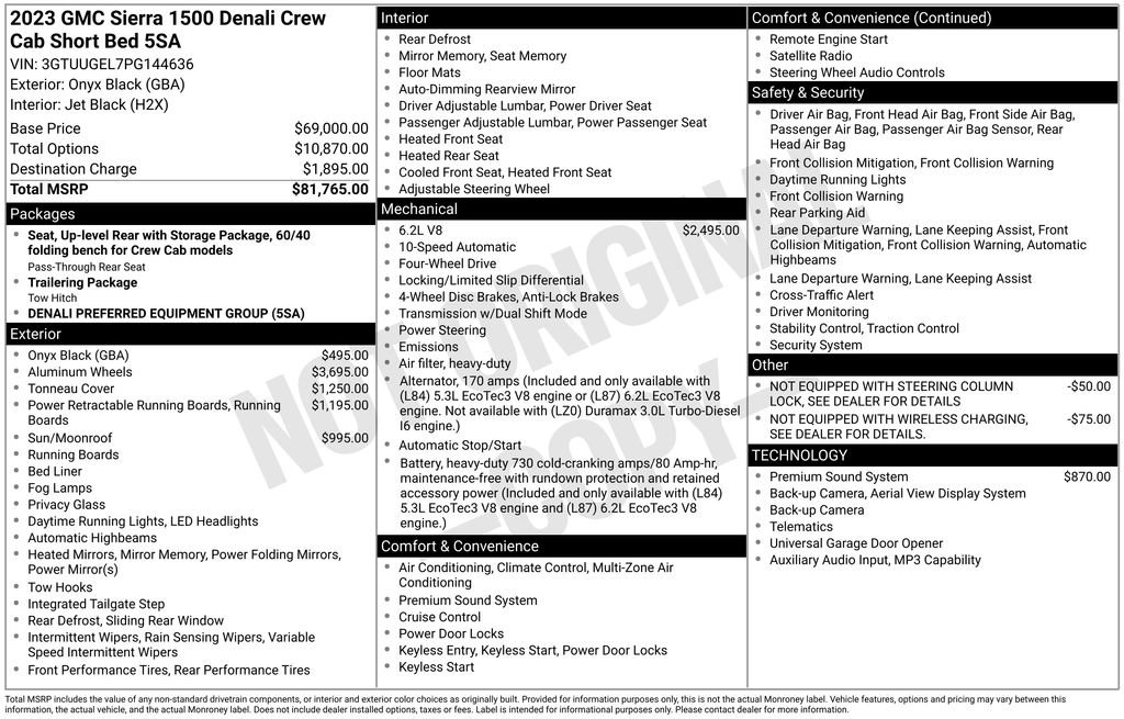 Used 2023 GMC Sierra 1500 Denali AWD/4WD image 2