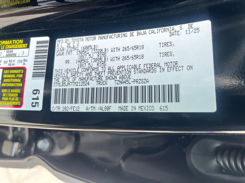 New 2026 Toyota Tacoma TRD Sport AWD/4WD image 27
