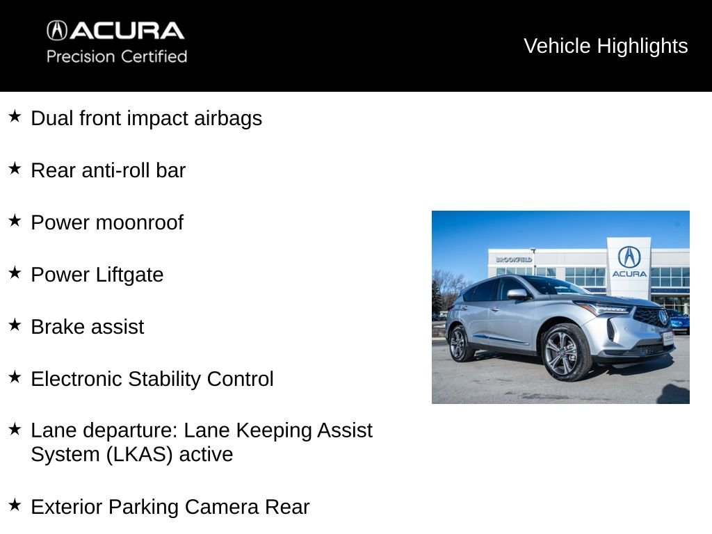 Certified 2025 Acura RDX w/ Technology Package image 13
