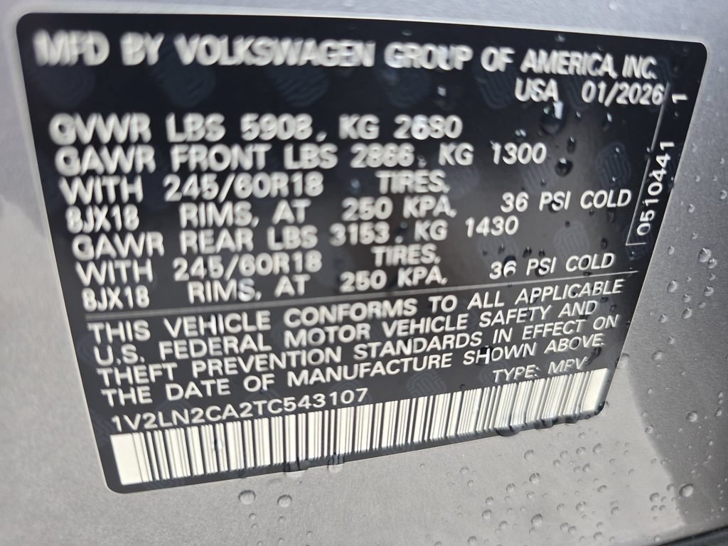 New 2026 Volkswagen Atlas SE AWD/4WD image 32