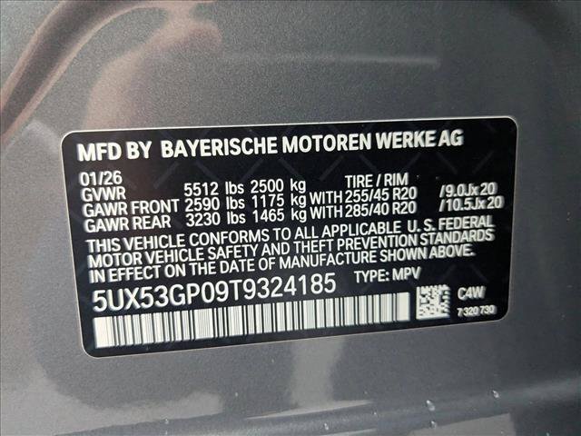 Used 2026 BMW X3 xDrive30i w/ Convenience Package AWD/4WD image 19