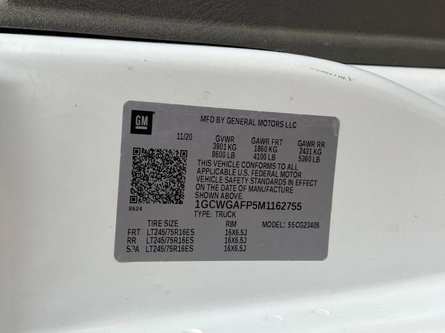 Used 2021 Chevrolet Express 2500 w/ Driver Convenience Package image 39