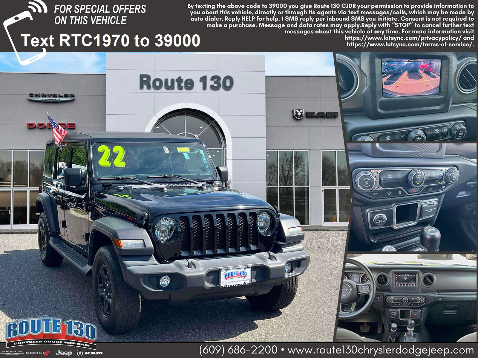 Used 2022 Jeep Wrangler Unlimited Sport AWD/4WD image 1