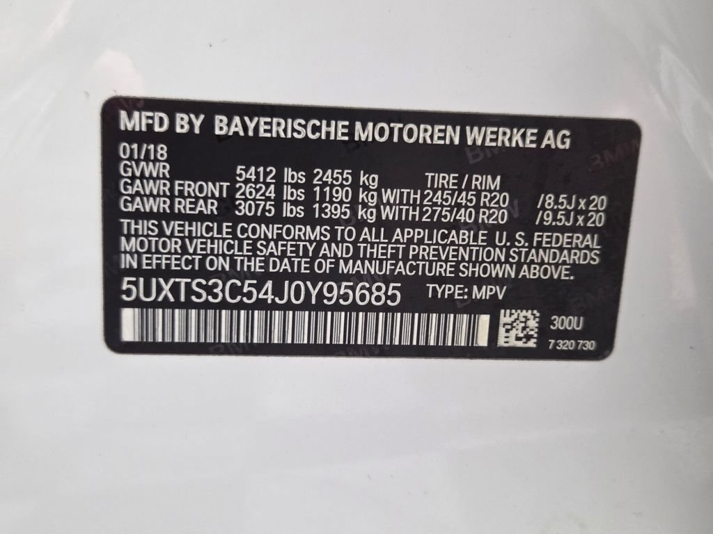 Used 2018 BMW X3 M40i AWD/4WD image 33