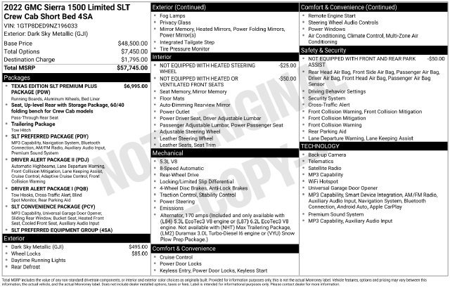 Used 2022 GMC Sierra 1500 SLT RWD image 19