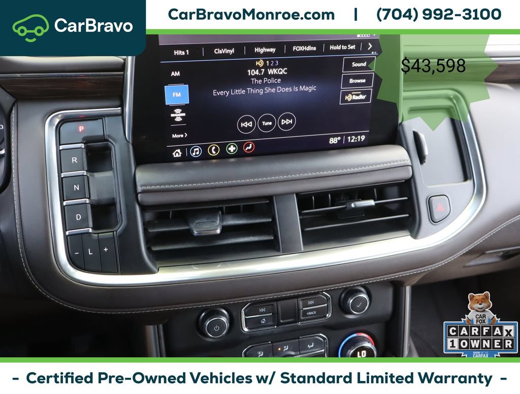 Certified 2021 Chevrolet Tahoe Z71 w/ Z71 Signature Package AWD/4WD image 33