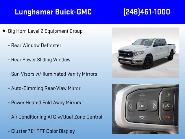 Used 2019 RAM 1500 Big Horn AWD/4WD image 12