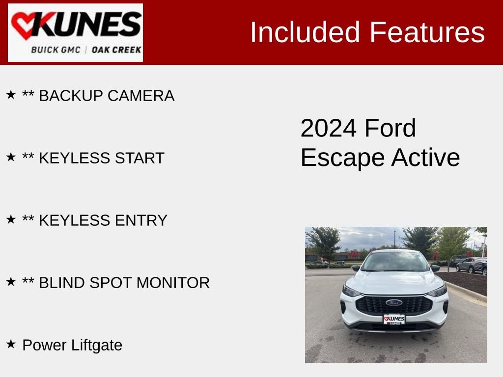 Used 2024 Ford Escape Active image 2