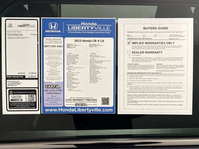 Certified 2023 Honda CR-V LX image 47