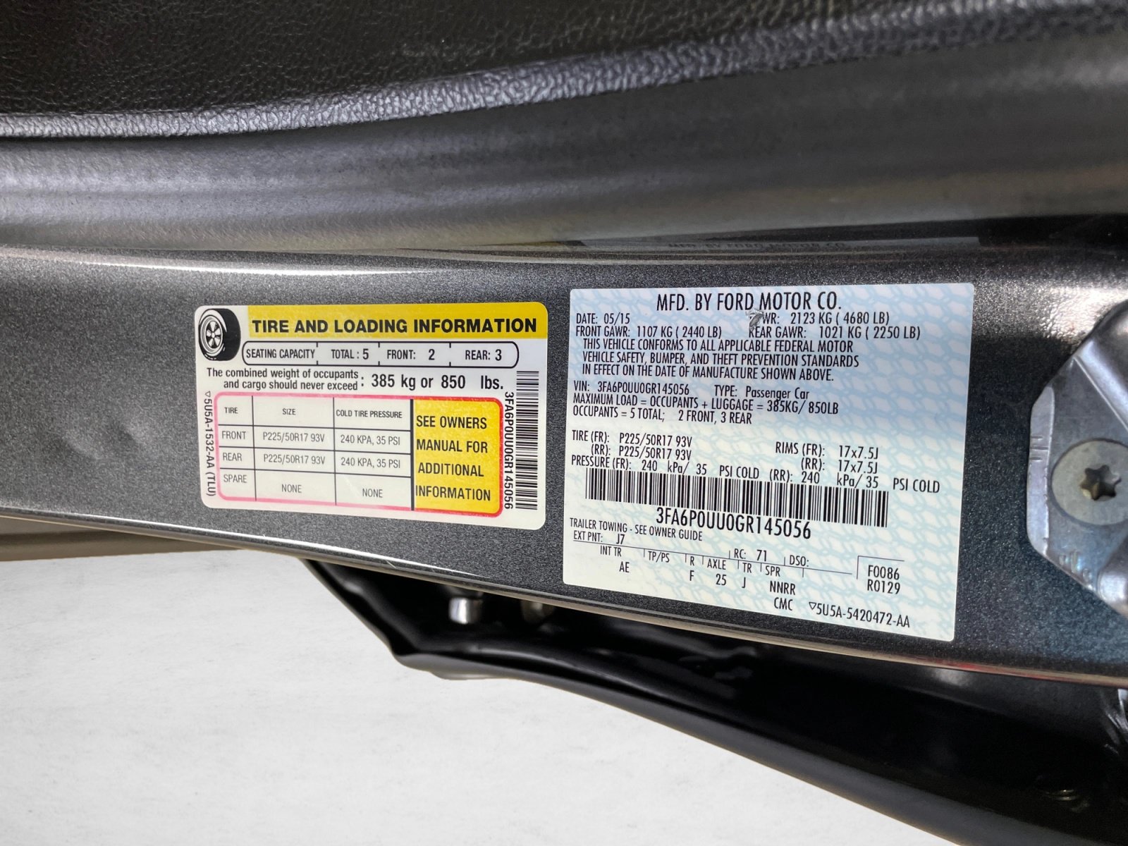 Used 2016 Ford Fusion S FWD image 13